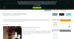Desktop Screenshot of ecolesprimaires.fr